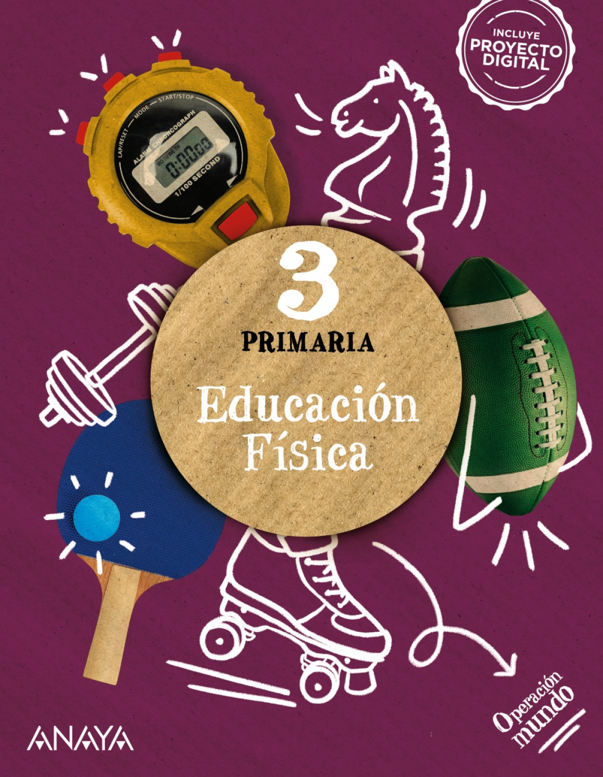 EDUCACIÓN FÍSICA 3ºPRIMARIA. OPERACIÓN MUNDO. ANDALUCÍA 2023