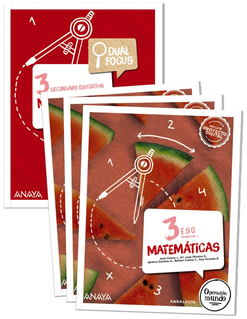  Matemáticas 3. (Trimestres + Dual Focus) 