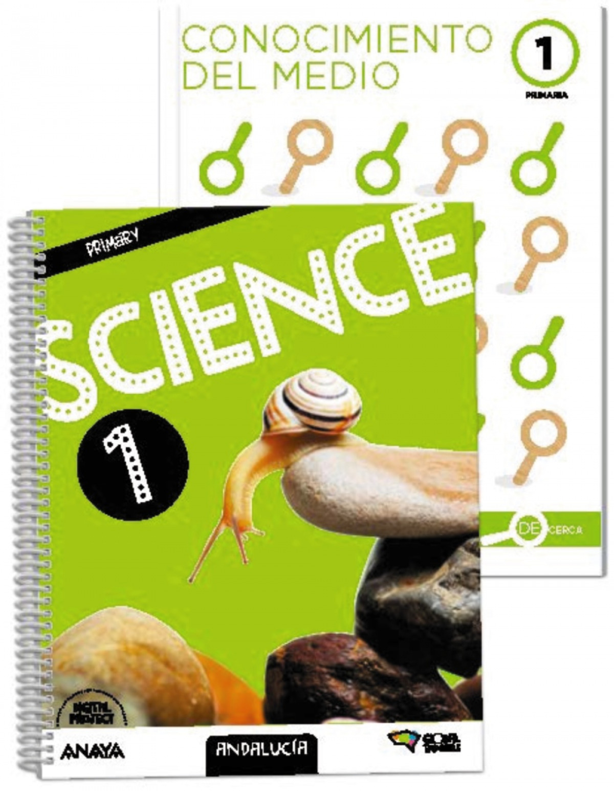 SCIENCE 1ºPRIMARIA. PUPILS BOOK +DE CERCA. ANDALUCÍA 2023