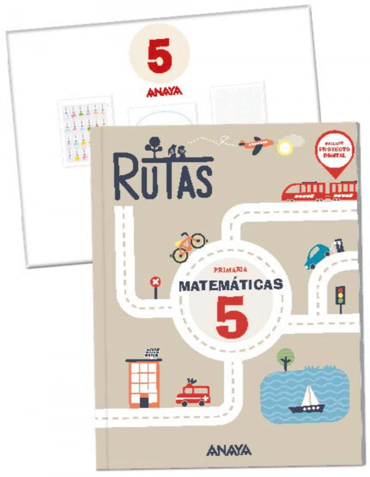 MATEMÁTICAS 5ºPRIMARIA +MAT.MANIPULATIVO. RUTAS. ANDALUCÍA 2023