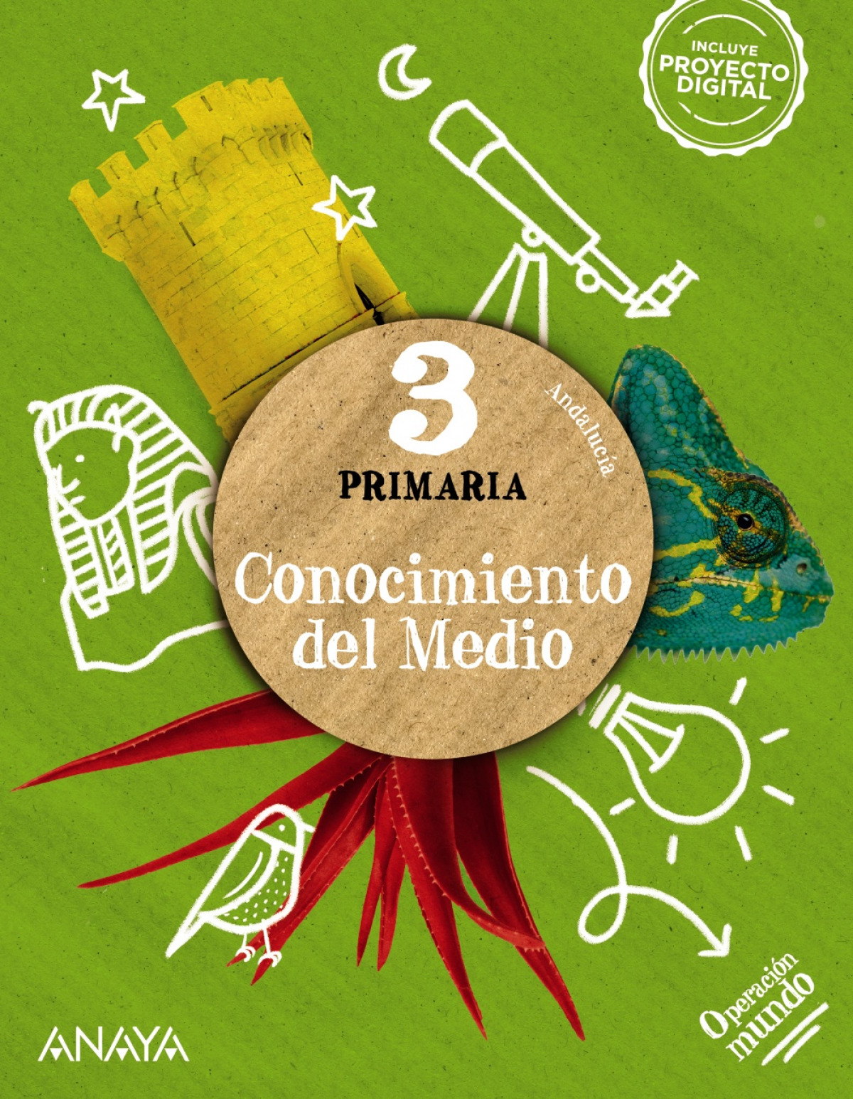 CONOCIMIENTO DEL MEDIO 3ºPRIMARIA. OPERACIÓN MUNDO. ANDALUCÍA 2023