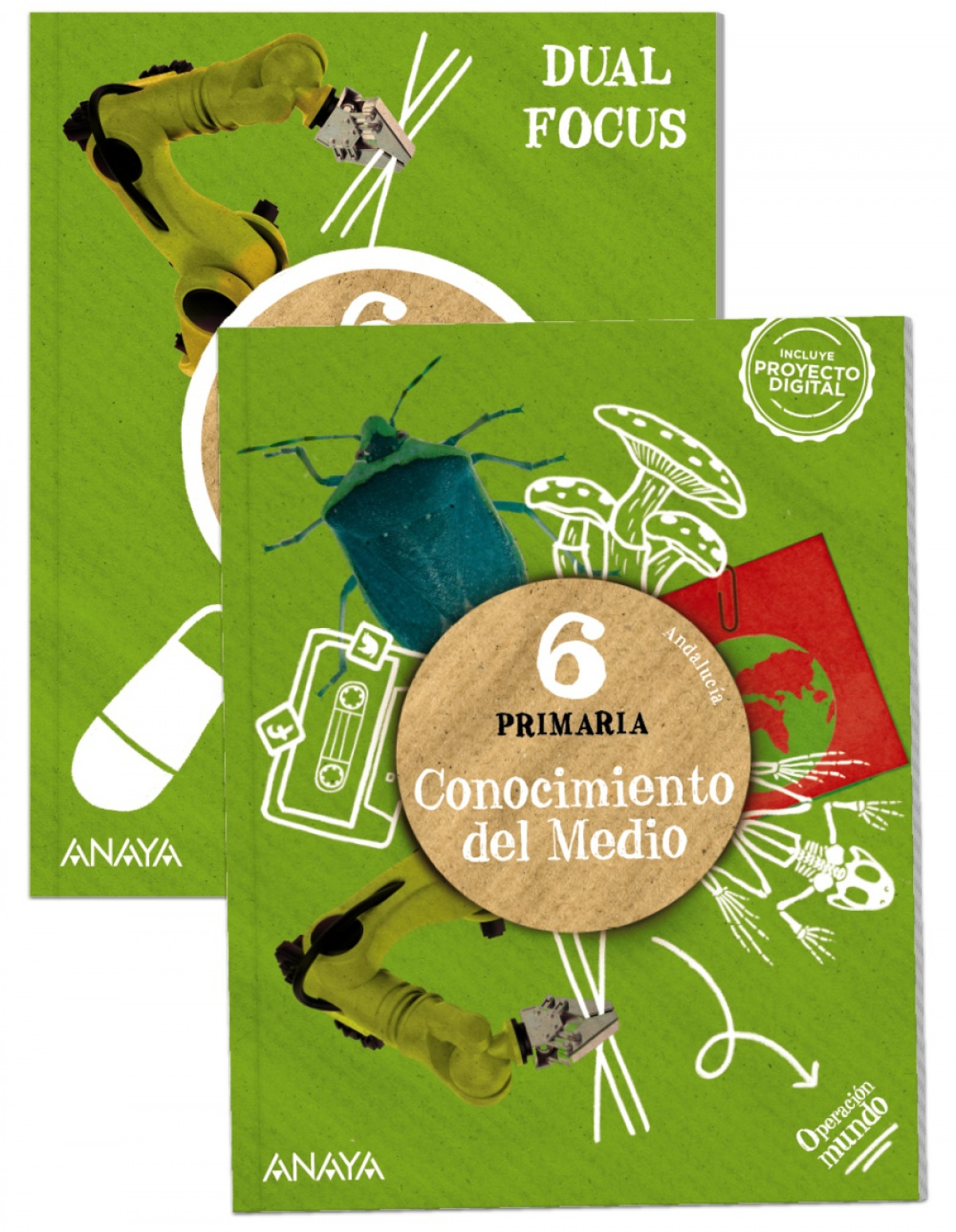 CONOCIMIENTO DEL MEDIO 6ºPRIMARIA +SCIENCE. OPERACIÓN MUNDO. ANDALUCÍA 2023