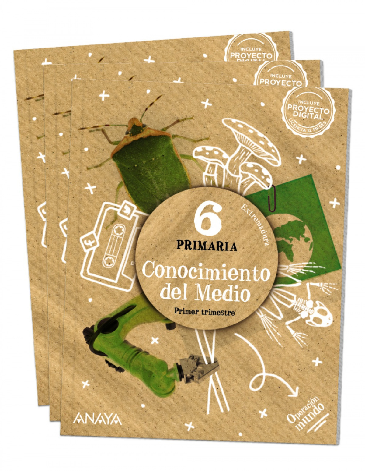  CONOCIMIENTO DEL MEDIO 6ºPRIMARIA. OPERACIÓN MUNDO. EXTREMADURA 2023 
