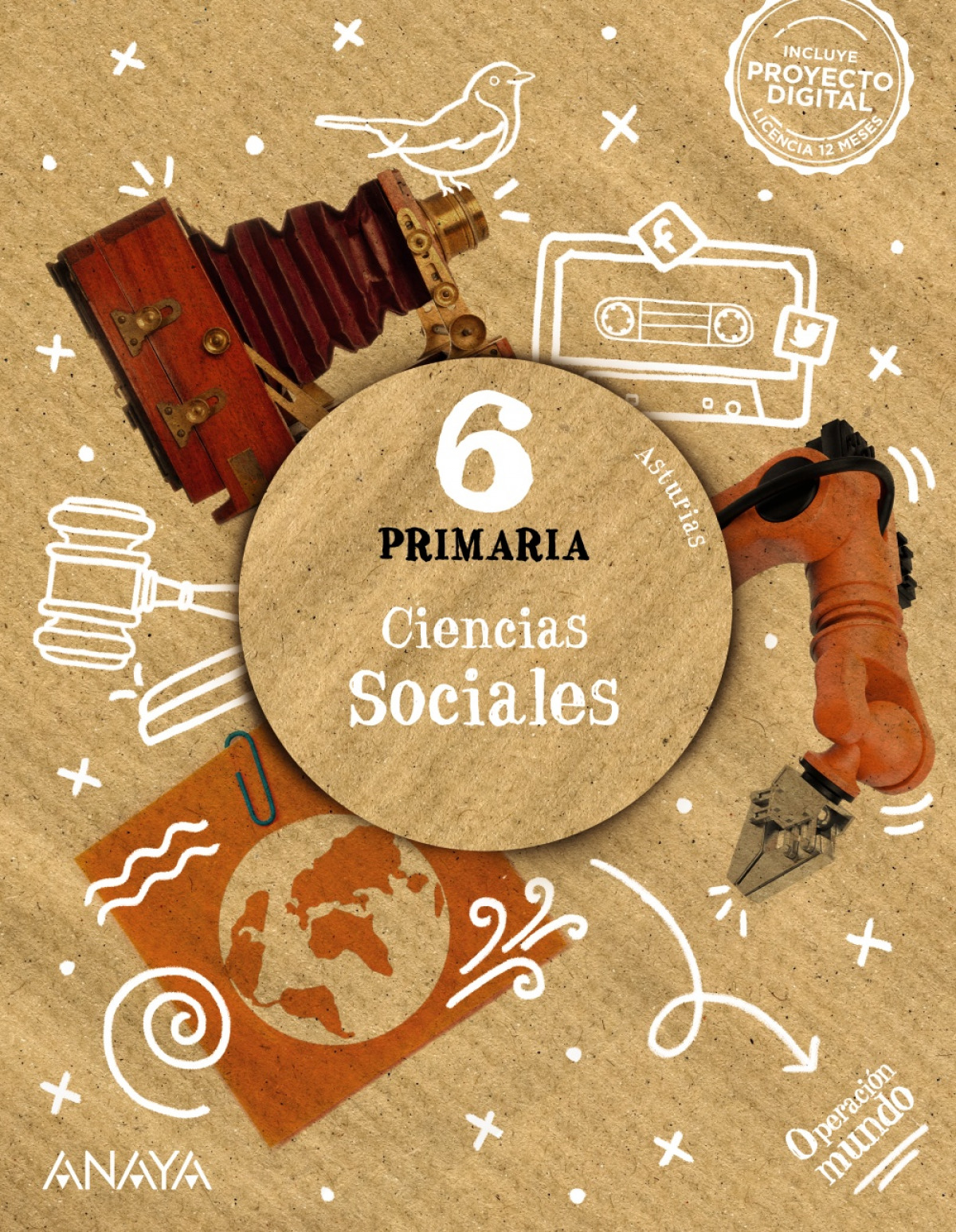  CIENCIAS SOCIALES 6ºPRIMARIA. OPERACIÓN MUNDO. ASTURIAS 2023 