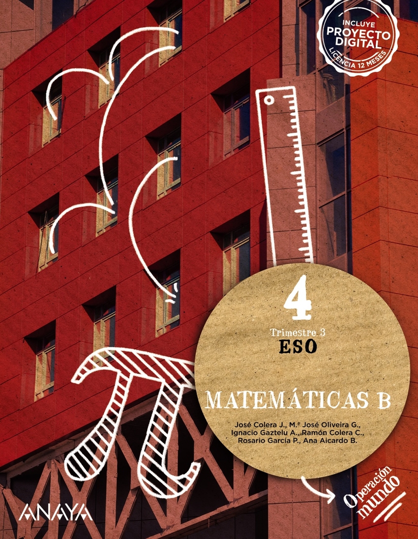  MATEMÁTICAS 4ºESO. OPC.B ACADEMICAS. OPERACIÓN MUNDO 2023 
