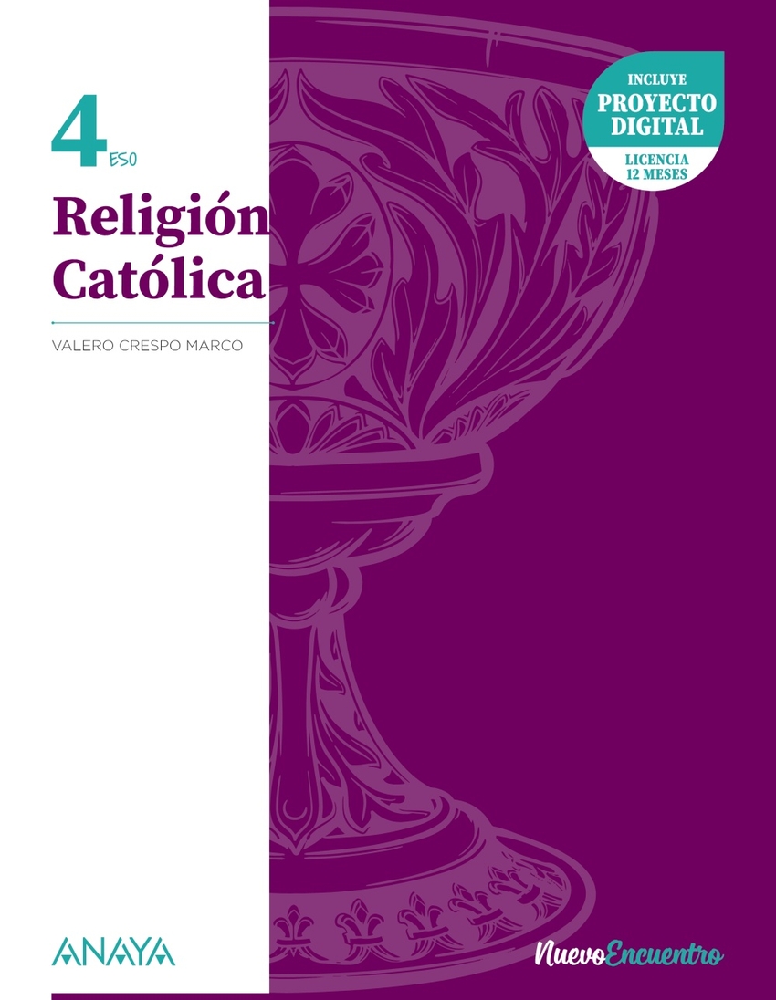  RELIGIÓN CATÓLICA 4ºESO. NUEVO ENCUENTRO 2023 