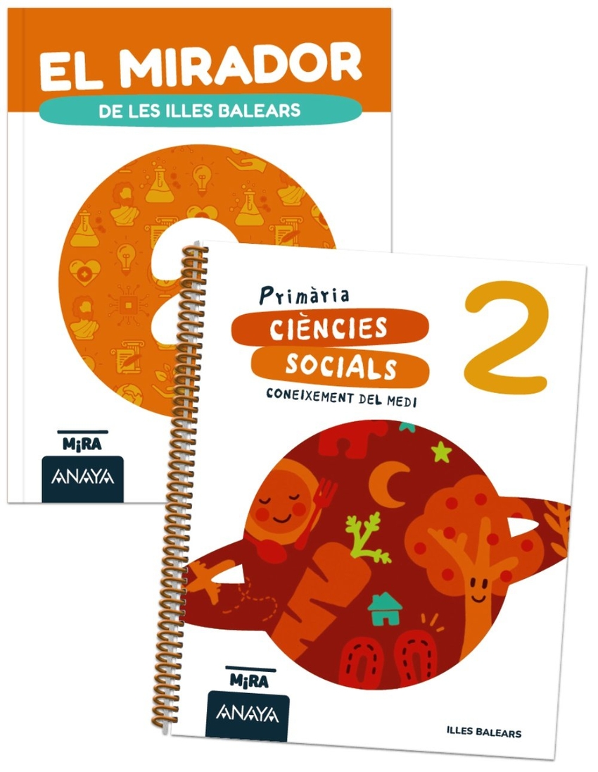  Coneixement del medi. Ciències socials 2 + El mirador de Illes Ba 