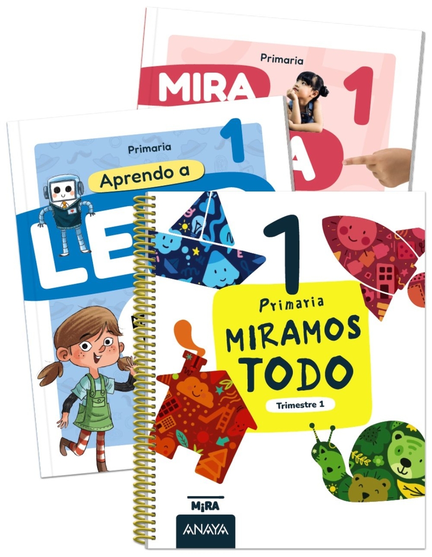  Miramos todo 1. Primer trimestre. + Aprendo a leer con Detectives 