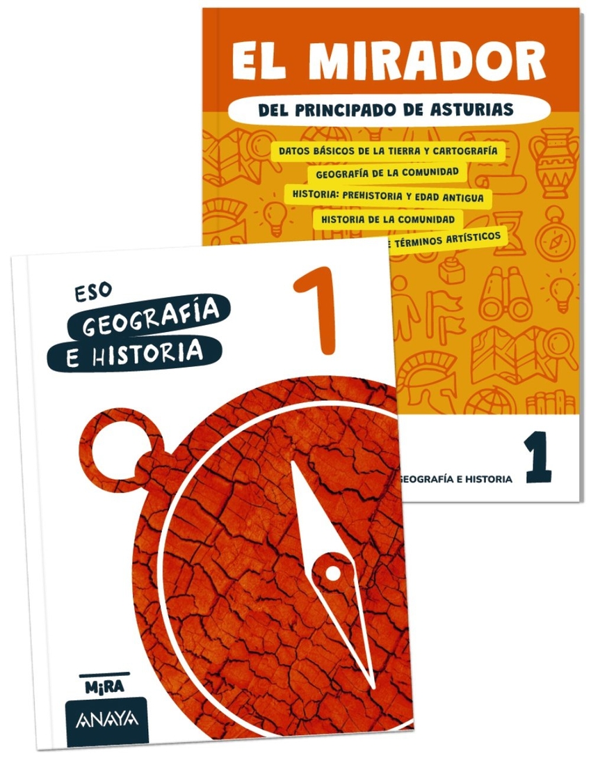  Geografía e Historia 1 + El mirador del Principado de Asturias 