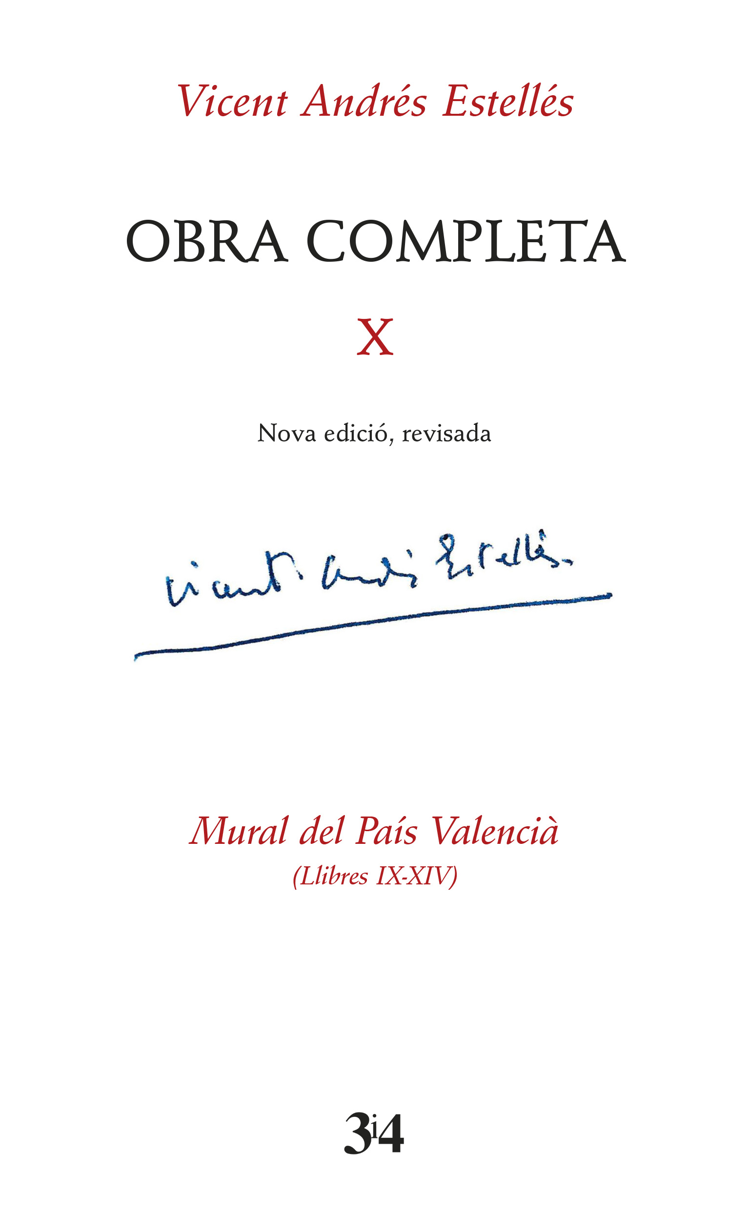  Obra completa revisada, volum 10 