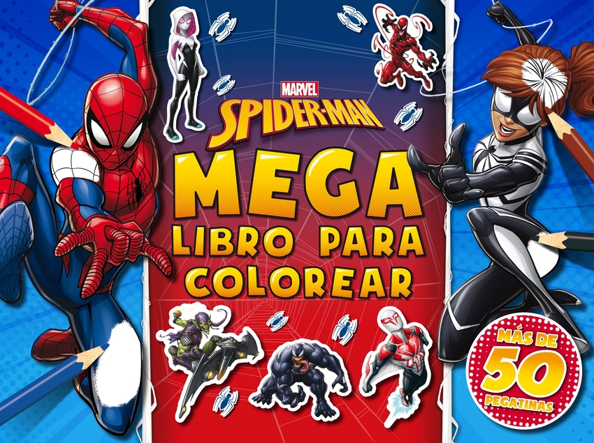  SPIDER-MAN. MEGALIBRO PARA COLOREAR 2 