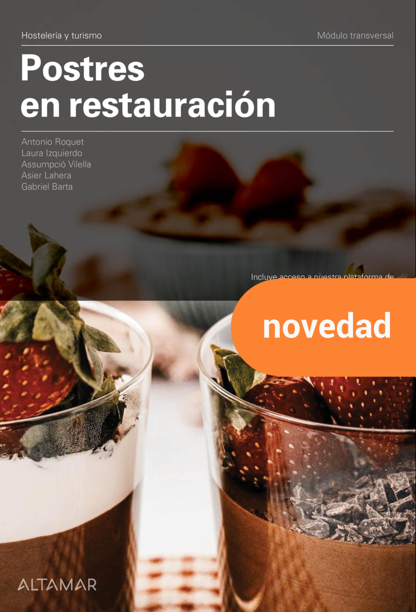 Postres en restauración. Nueva edición.