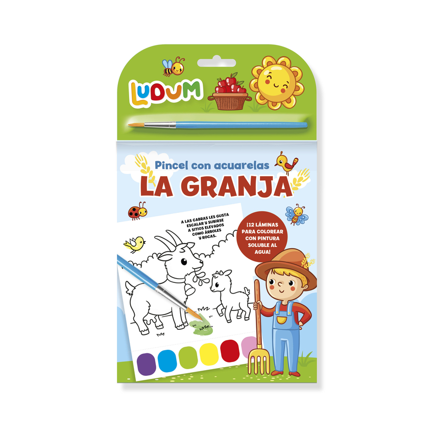 LUDUM - LIBRETA COLOREAR ACUARELA - LAS ESTACIONES