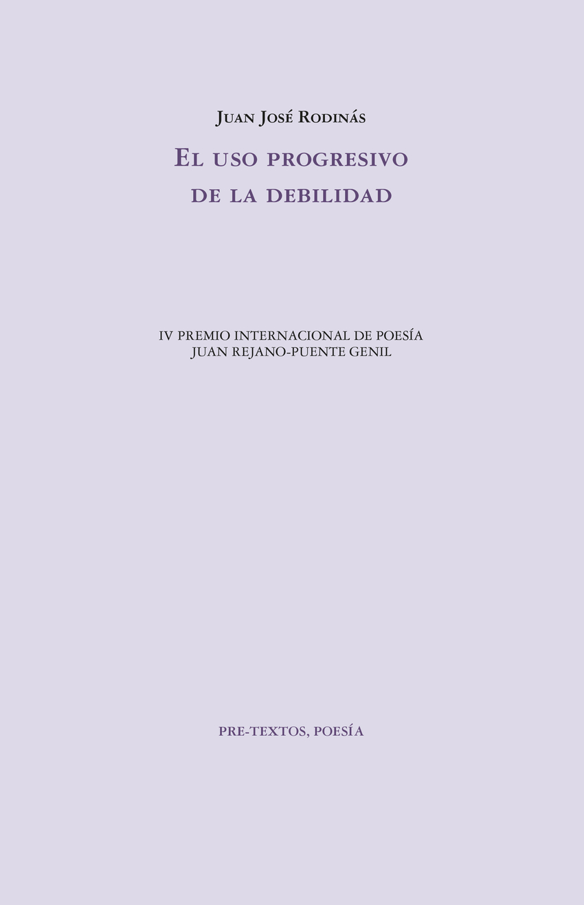  El uso progresivo de la debilidad 