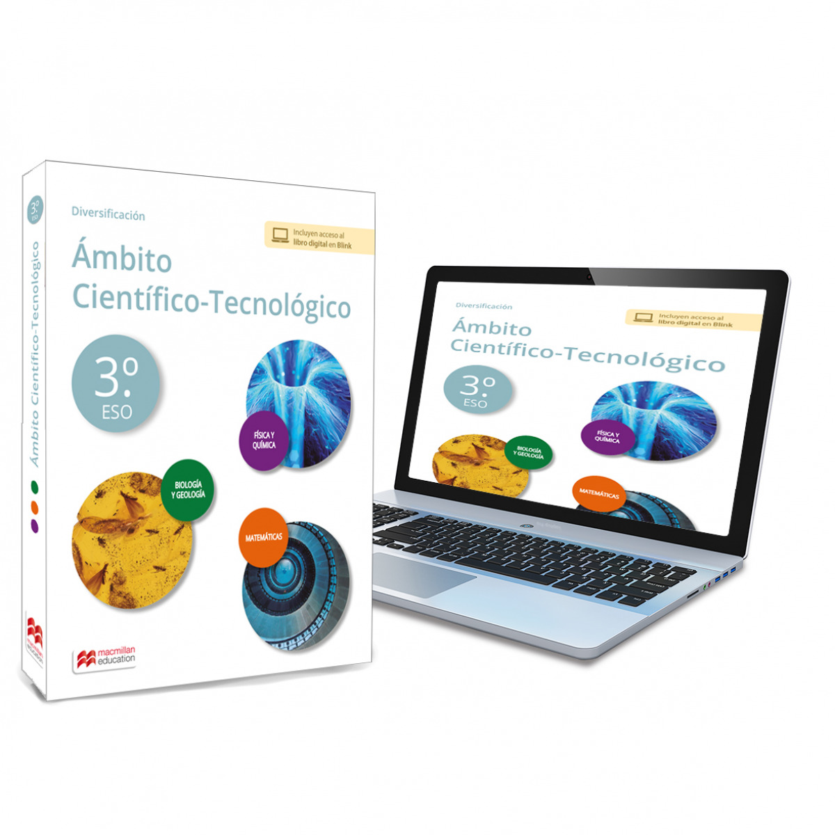 Diversificación 3ºESO Á. Científico-Tecnológico - Biología y Geología, Física y Química, Matemáticas