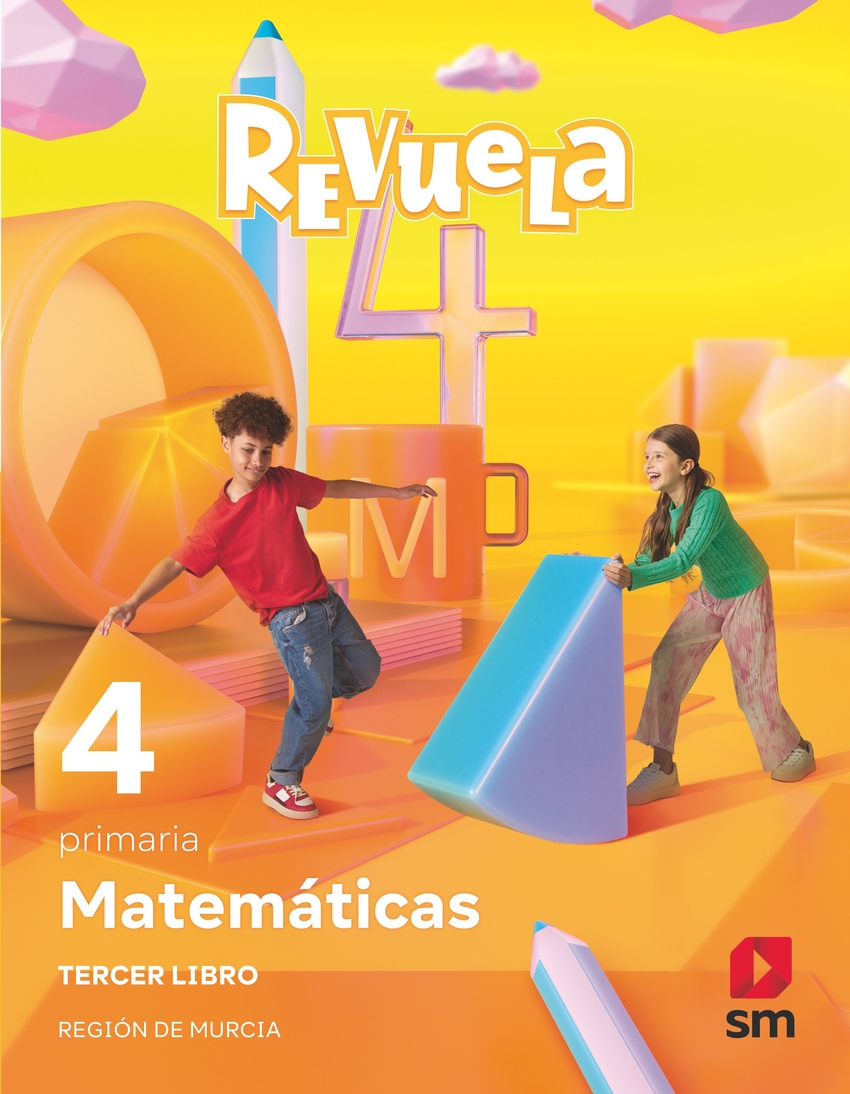 Matemáticas. Trimestres temáticos. 4 Primaria. Revuela. Región de Murcia