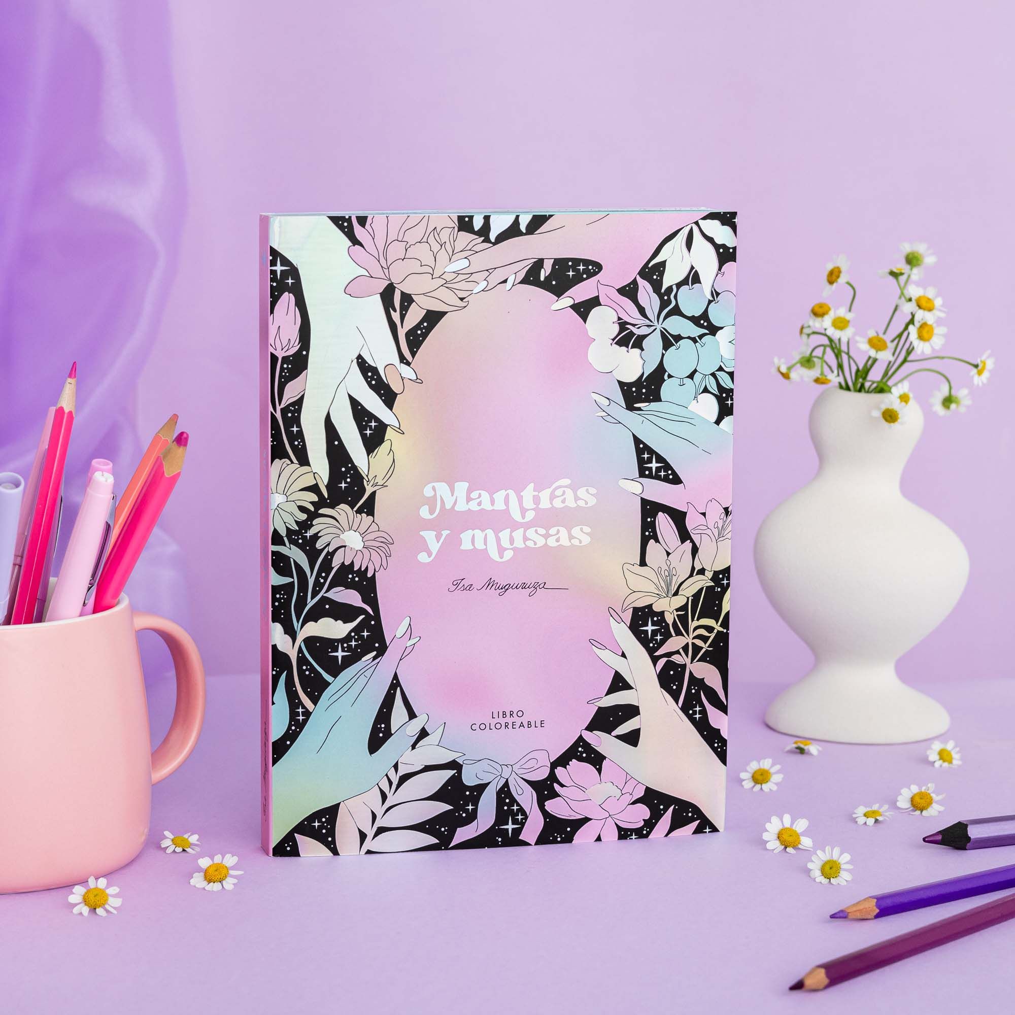  Libro para colorear 'Mantras y musas' 