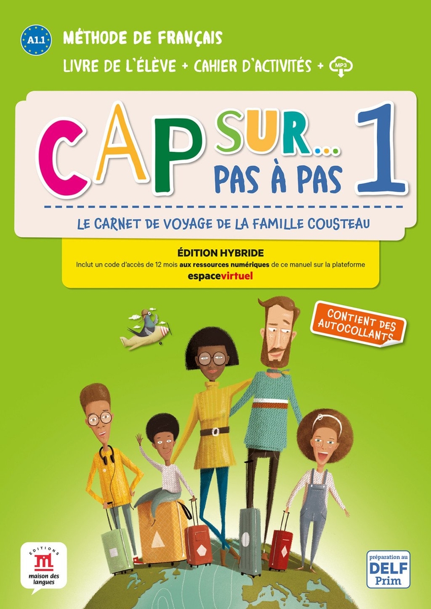  CAP SUR PAS A PAS 1 Livre&amp;Cahier ePk 