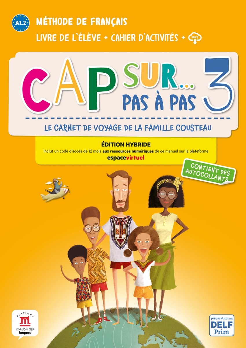  CAP SUR PAS A PAS 3 Livre&amp;Cahier ePk 