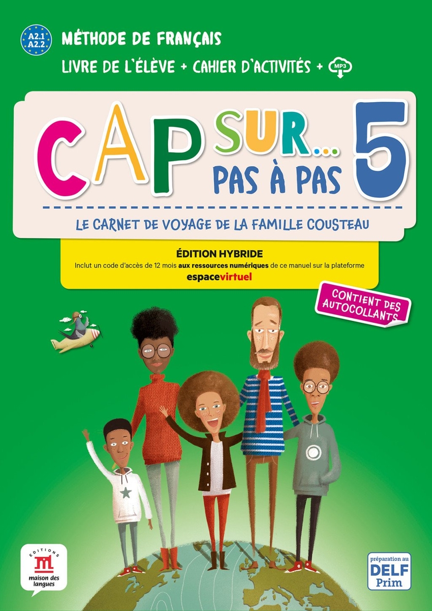  CAP SUR PAS A PAS 5 Livre&amp;Cahier ePk 
