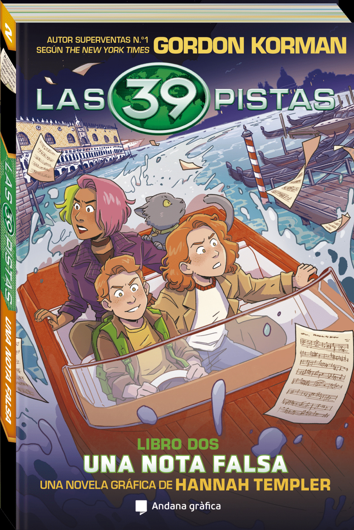  Las 39 pistas. Libro 2: Una nota falsa. Cómic de misterio y aventuras 