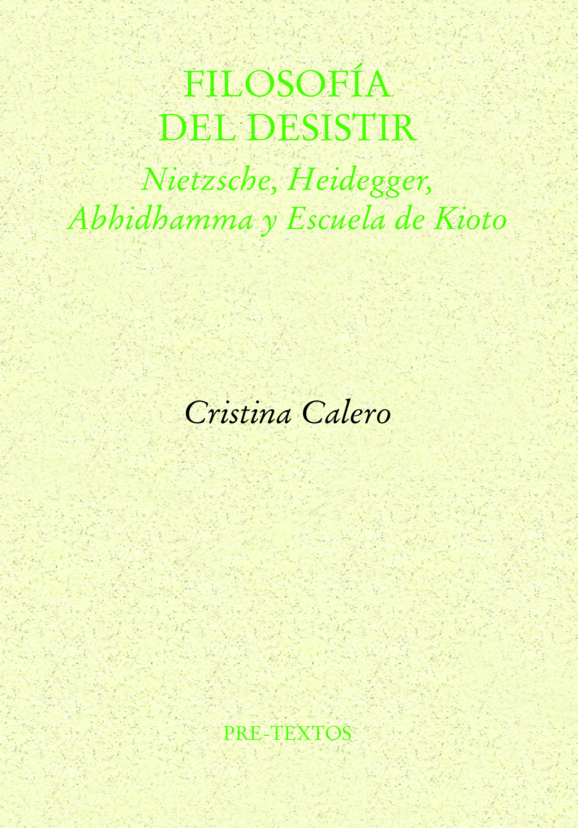  Filosofía del desistir 