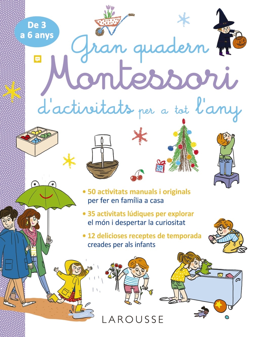 Gran quadern Montessori d'activitats per a tot l'any