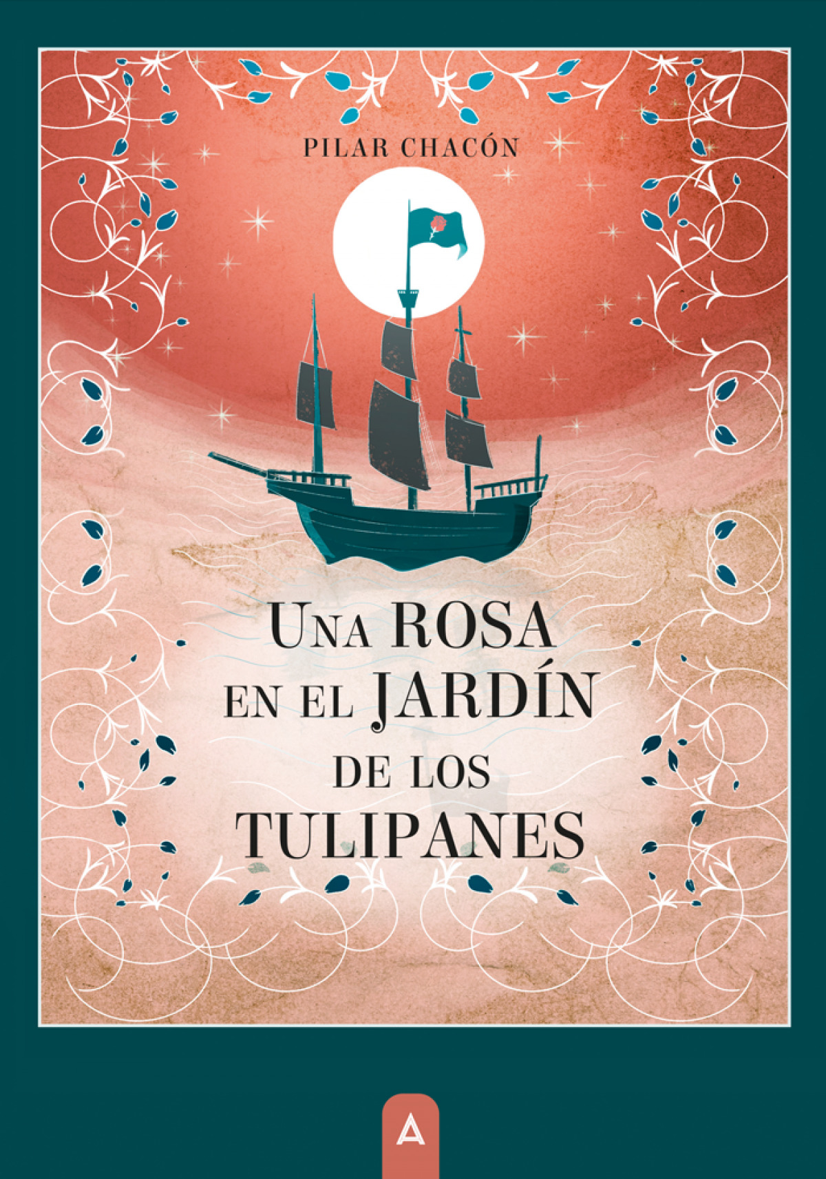 Una rosa en el jardín de los tulipanes