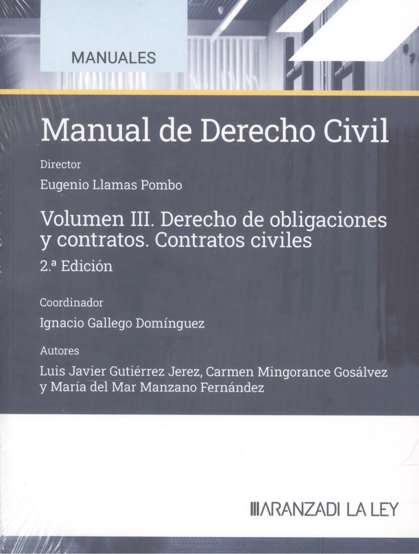 Manual de Derecho civil