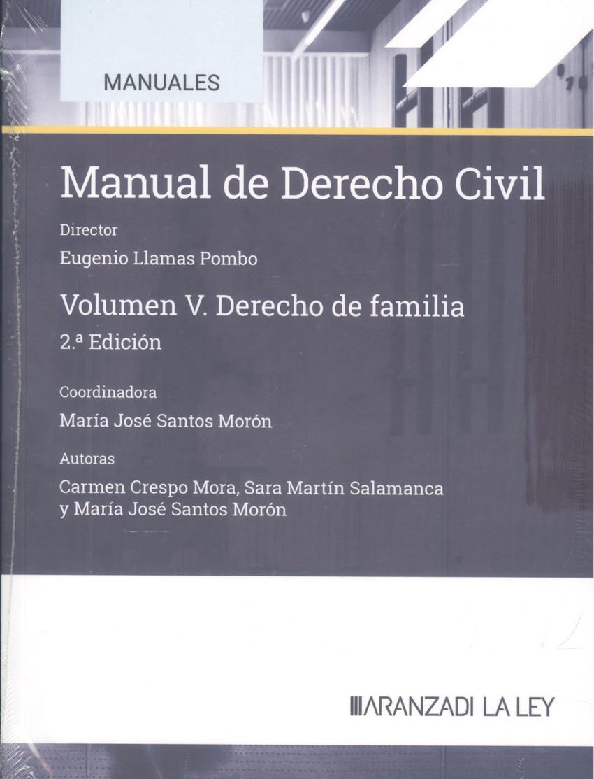 Manual de Derecho civil