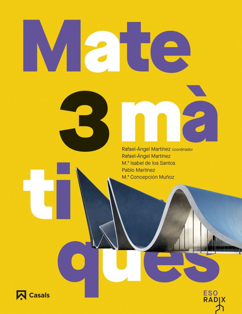  Matemàtiques 3 ESO RADIX 
