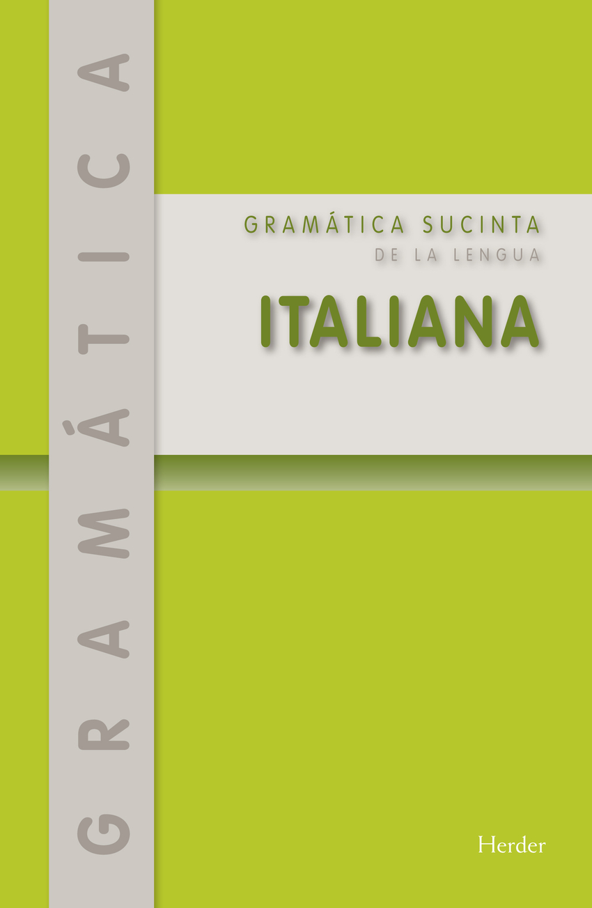  Gramática sucinta de la lengua italiana 