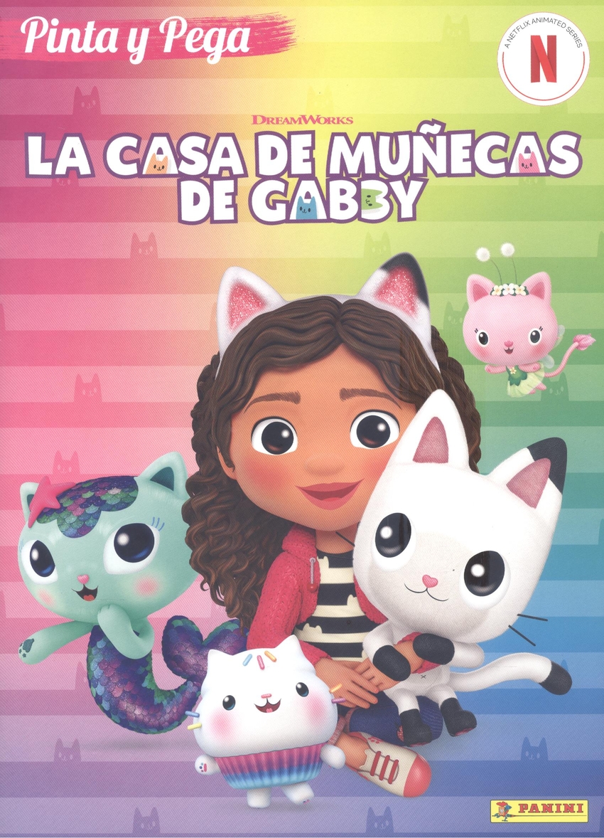  PINTA Y PEGA LA CASA DE MUÑECAS DE GABBY N.45 LA C 