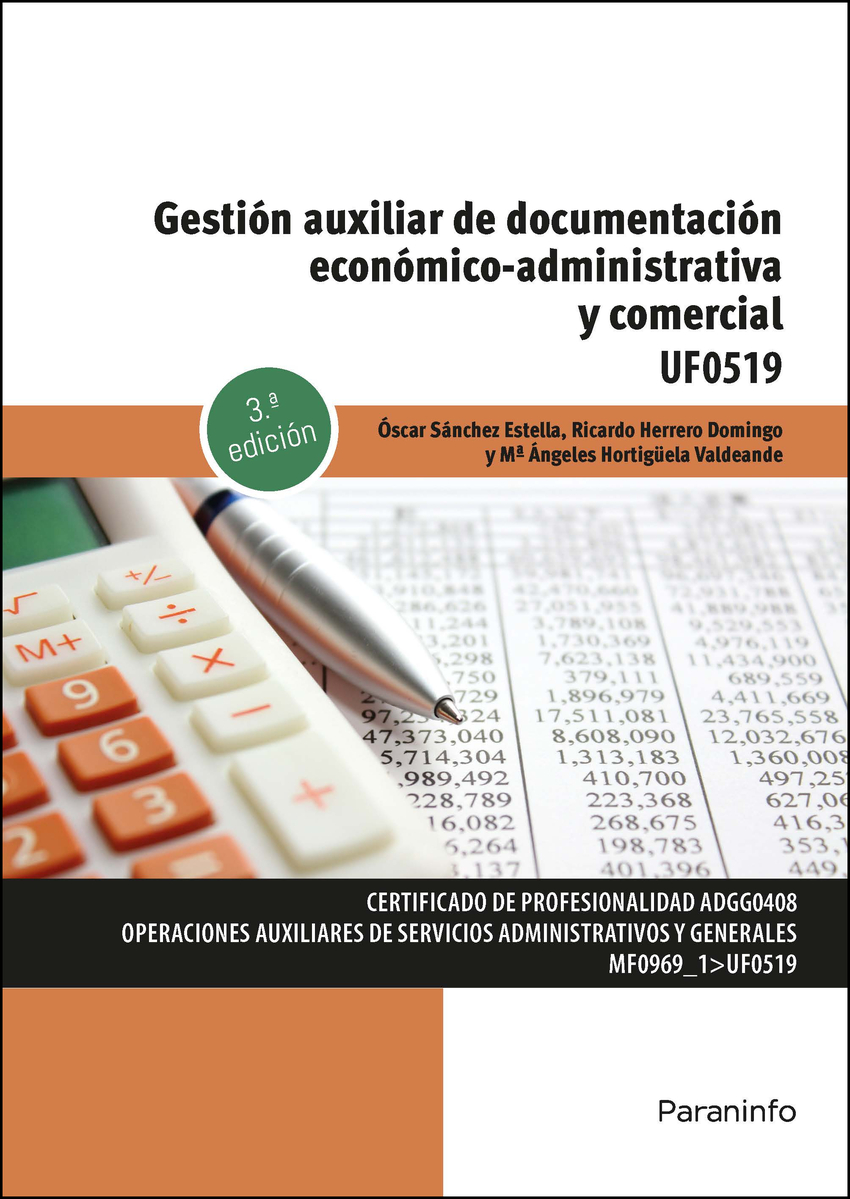 Gestión auxiliar de documentación económico-administrativa y comercial