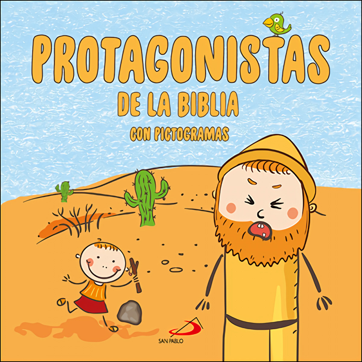 Protagonistas de la Biblia con pictogramas