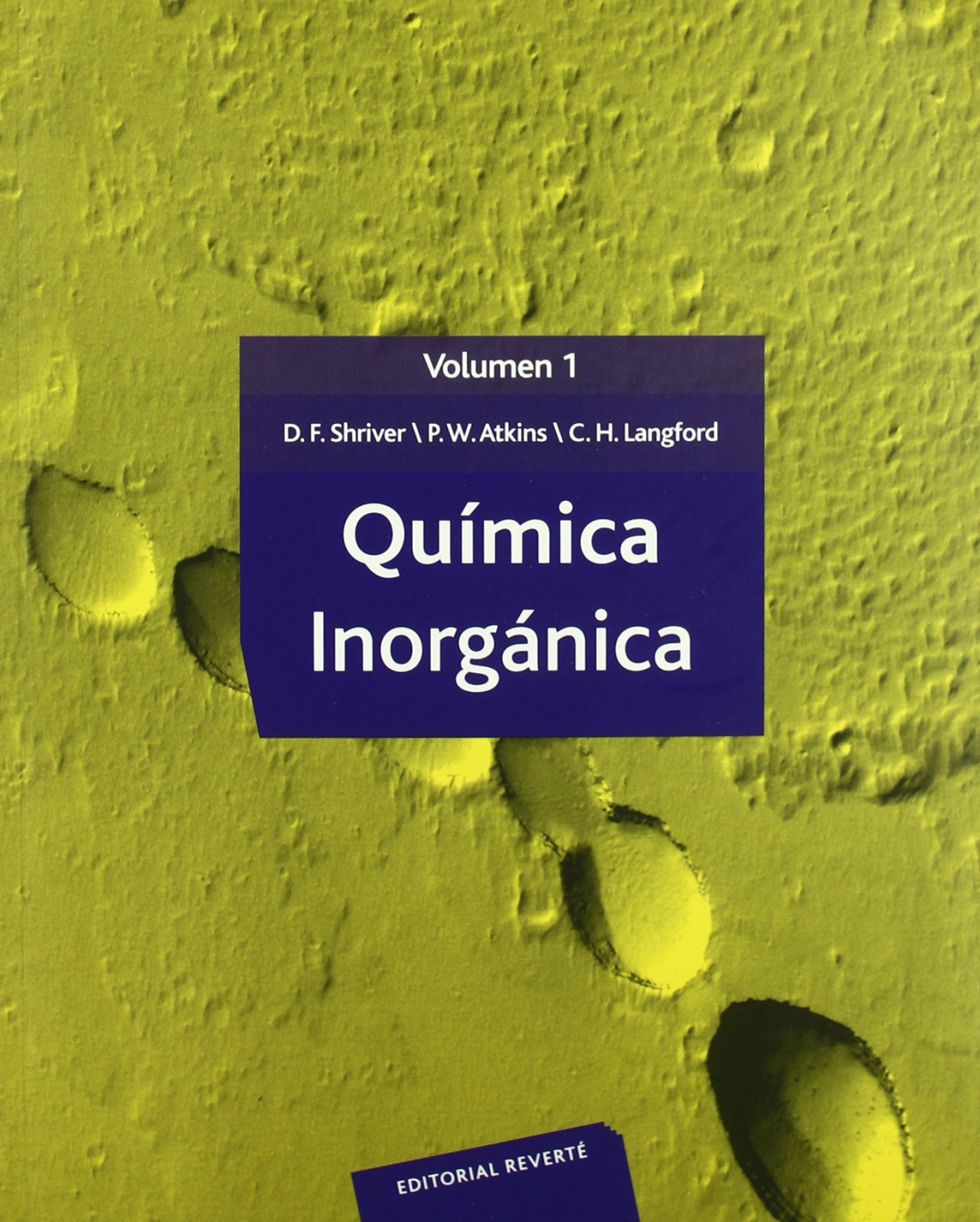 QUÍMICA INÓRGANICA VOLUMEN I