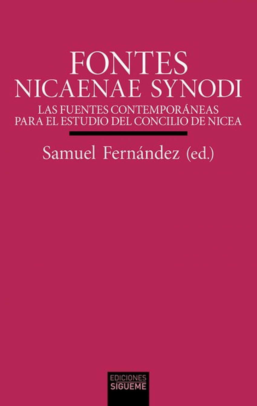 FONTES NICAENAE SYNODI