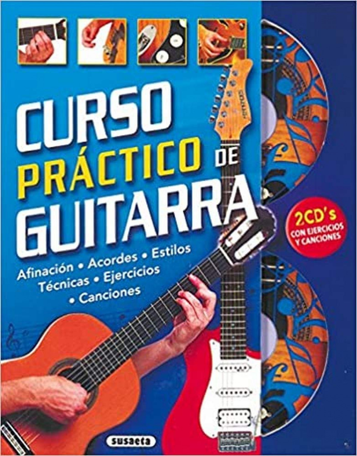 Curso práctico de guitarra con 2 CD