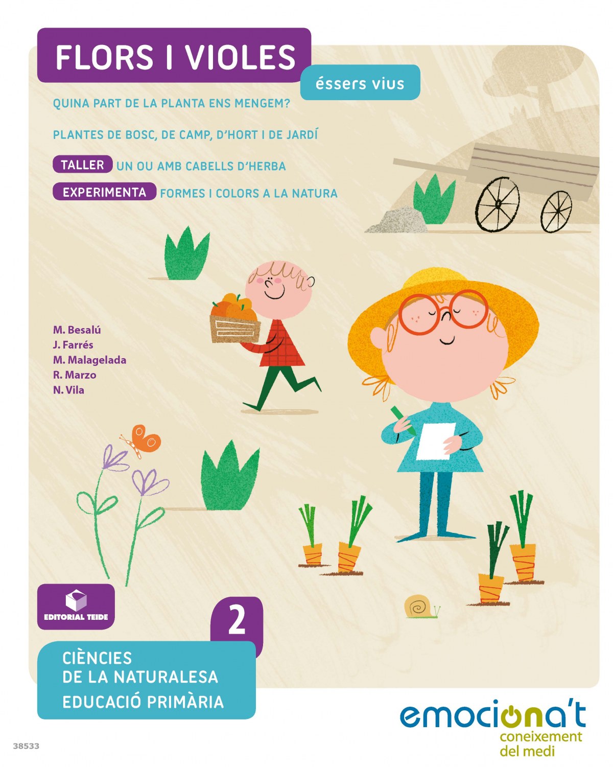  CIENCIES NATURALS 2N.PRIMARIA. FLORS I VIOLES. EMOCIONA'T. CATALUNYA 2019 