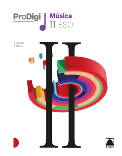  Cuaderno ProDigi. Música II ESO 