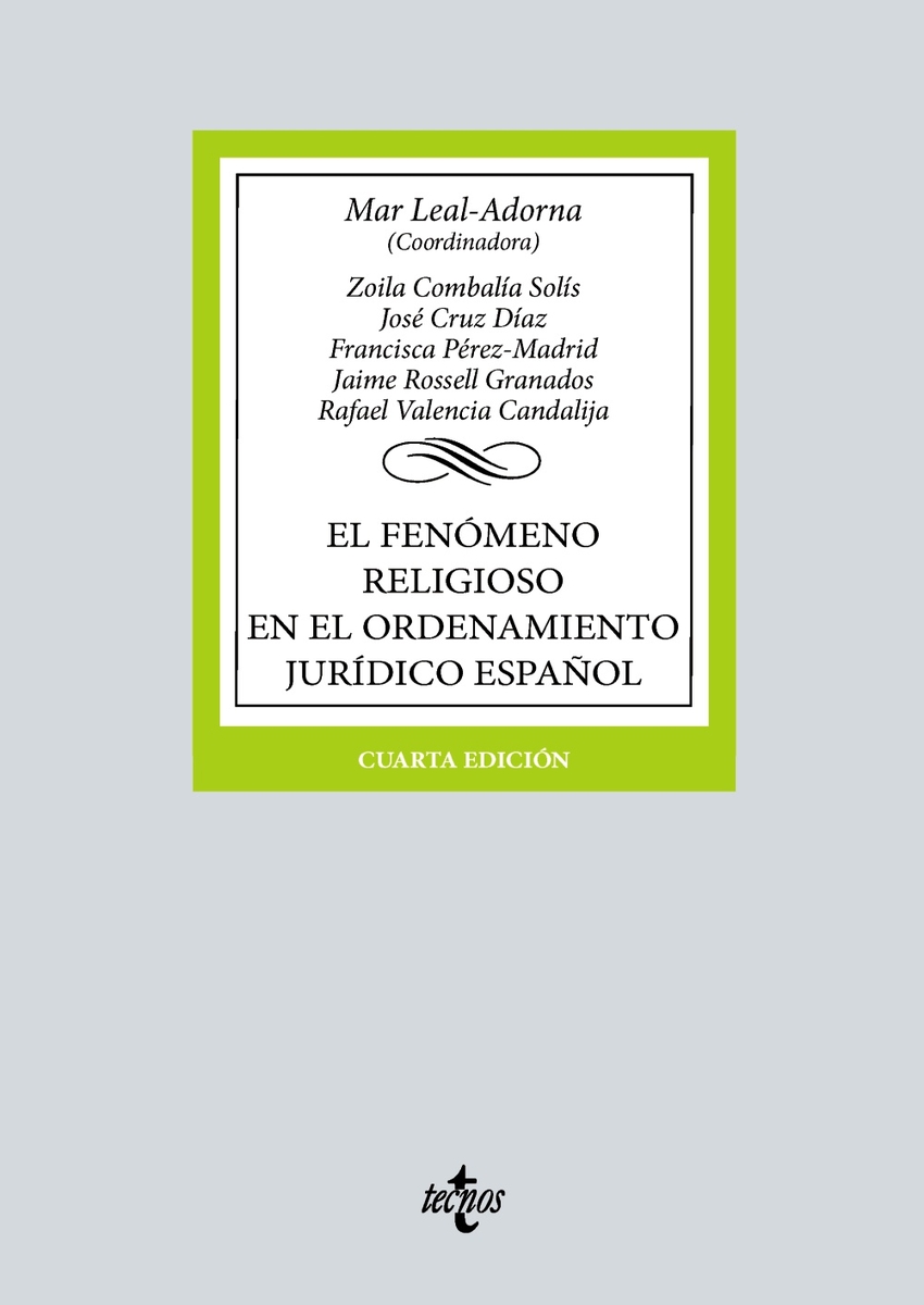 El fenómeno religioso en el ordenamiento jurídico español