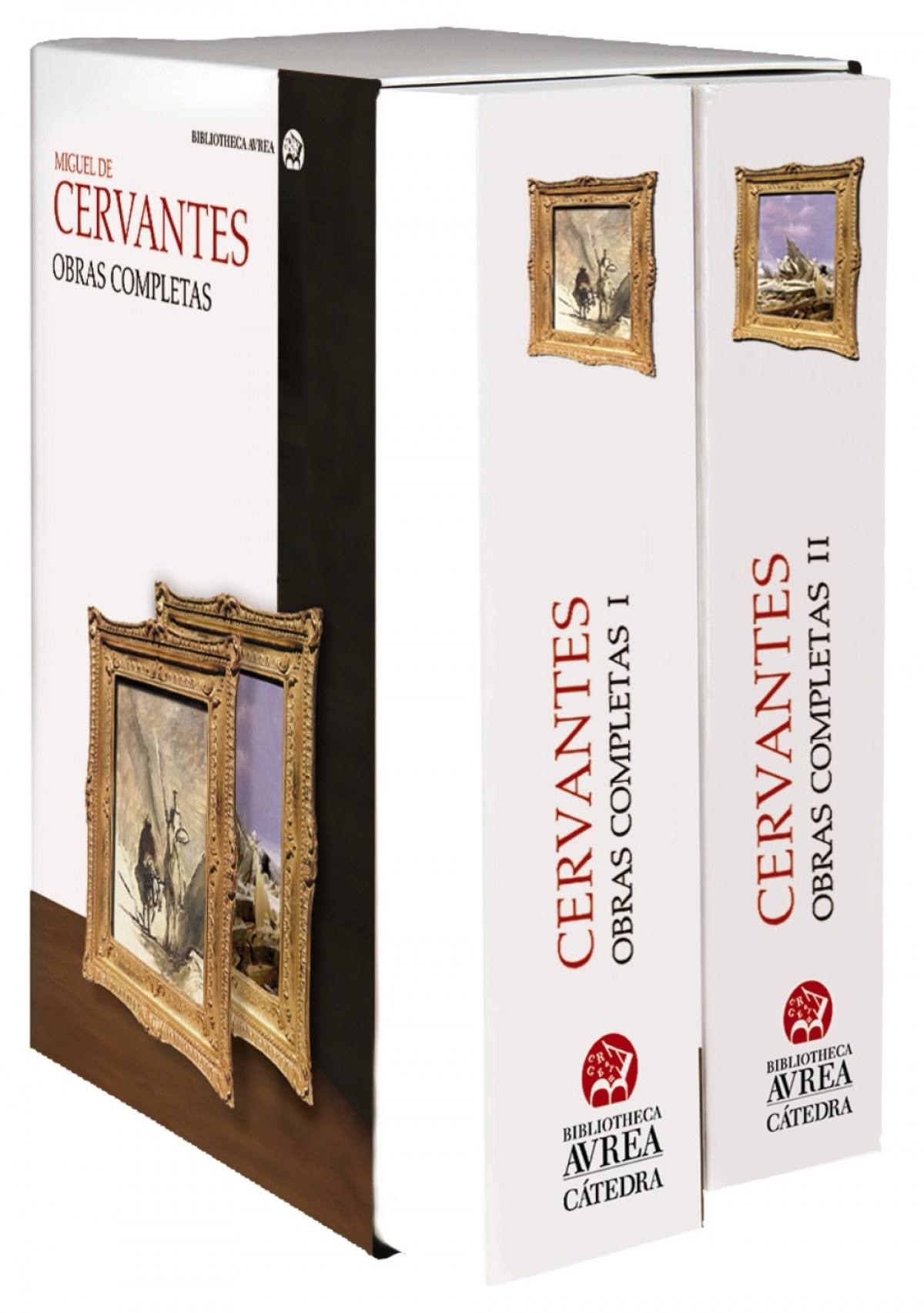 ESTUCHE OBRAS COMPLETAS CERVANTES VOLS. I Y II