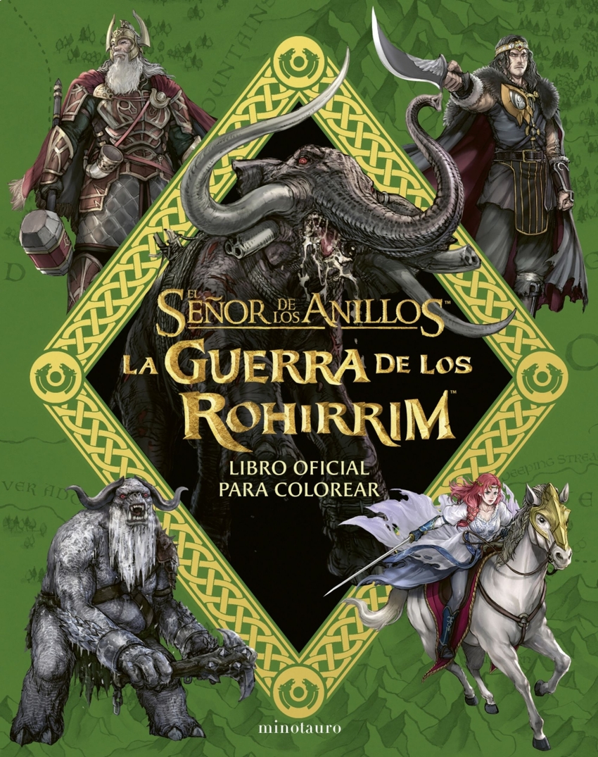 La Guerra de los Rohirrim: libro oficial para colorear