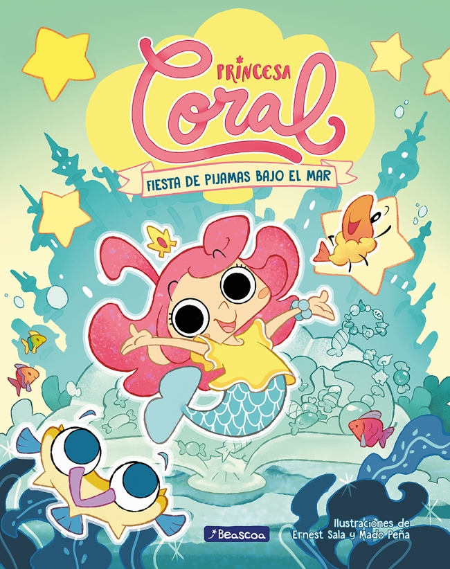  Princesa Coral 1 - Fiesta de pijamas bajo el mar 