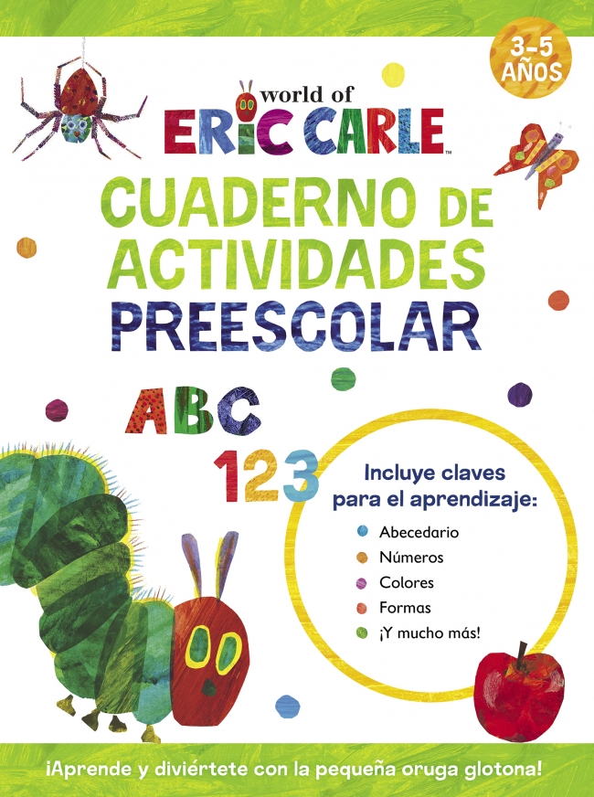  Cuaderno de actividades preescolar (Colección Eric Carle) 