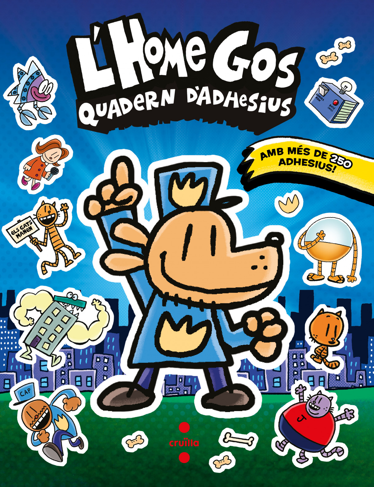 L´home gos:quadern d´adhesius