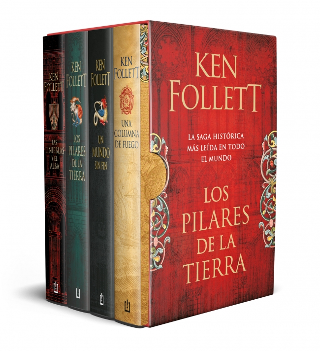  ESTUCHE SAGA LOS PILARES DE LA TIERRA 