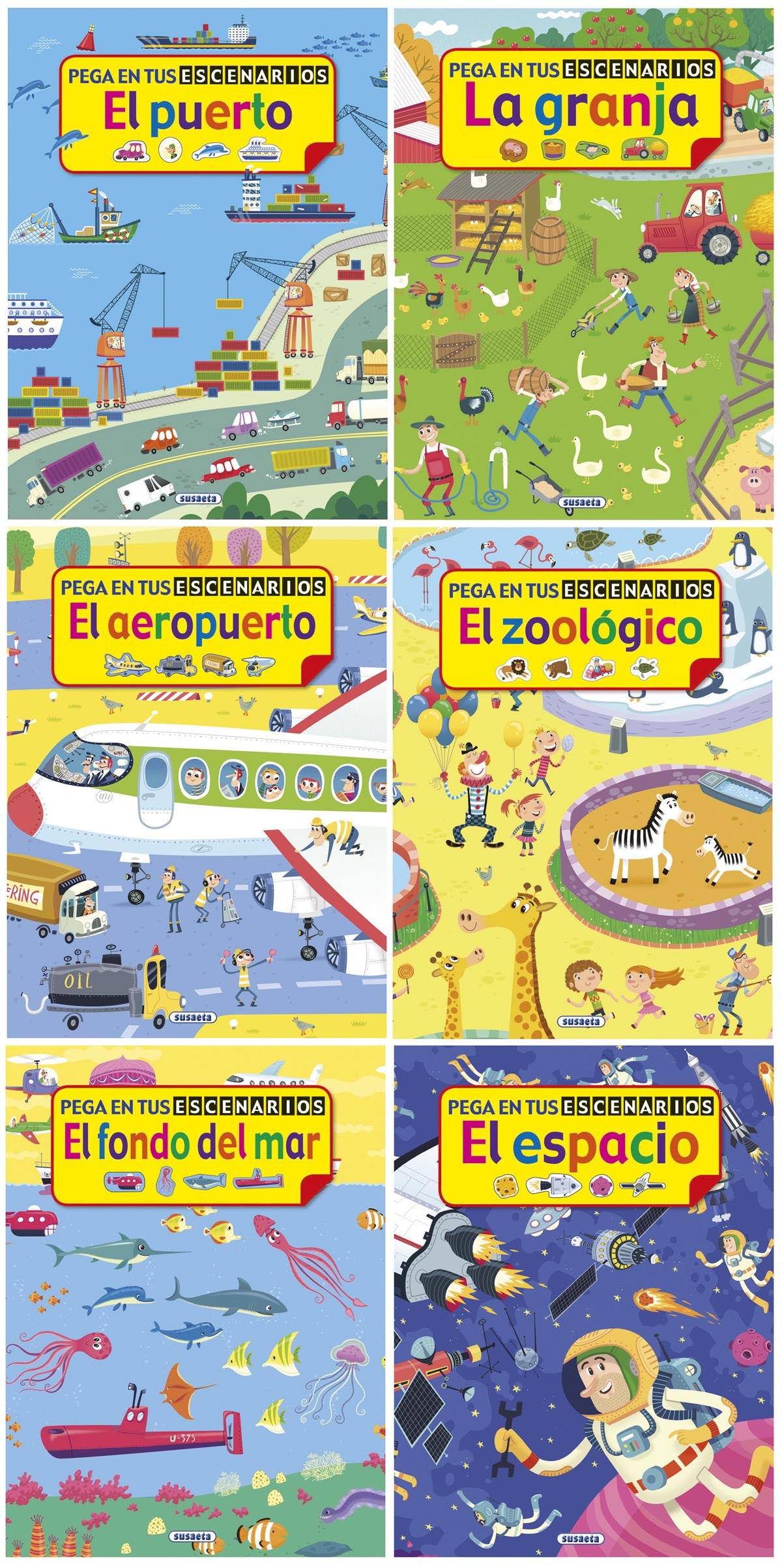 Pega en tus escenarios