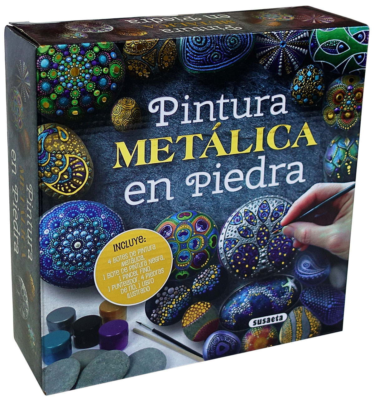  PINTURA METÁLICA EN PIEDRA 