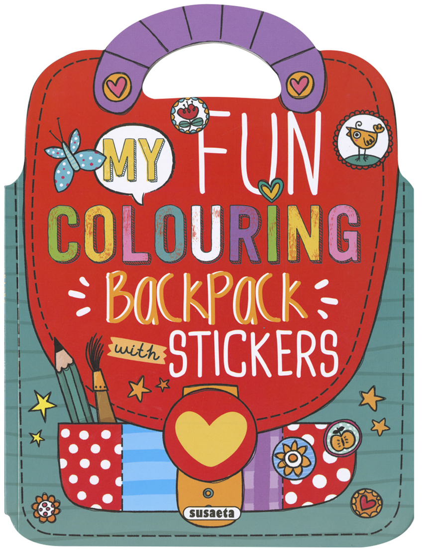 My fun colouring backpack with stickers